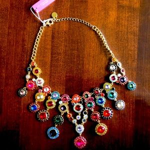 Christian Siriano Iridescent Crystal Necklace